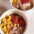 haruao☆'s cooksnap of when they made トマトとツナのぶっかけそうめん.