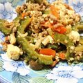 リンダA's cooksnap of when they made ゴーヤの甘味噌炒め.