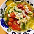 パキポ〜's cooksnap of when they made 夏バテ防止☆ゴーヤと卵の具だくさんスープ.