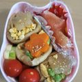 korine's cooksnap of when they made 炒り玉子とお花飾りのお稲荷さん.