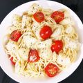 J_son's cooksnap of when they made 桃とトマトの冷製パスタ.