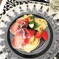 のらむーちょ's cooksnap of when they made ＊トマトとバジルの冷製カッペリーニ＊.