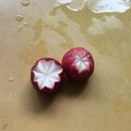 ☆こまっと☆'s cooksnap of when they made 〜ラディッシュの飾り切り〜.
