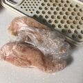 しげくん☆'s cooksnap of when they made 使う分だけすりおろす❇鶏ささみ【離乳食】.