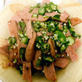 sora0709's cooksnap of when they made おくらとスパム炒め.