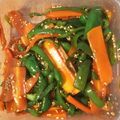 駱駝似's cooksnap of when they made 【常備菜】人参とピーマンのXO醤炒め.