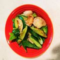 きよえもんさん's cooksnap of when they made キュウリと鶏肉の中華炒め❤️.