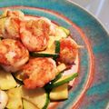 anuenue☆'s cooksnap of when they made 海老とズッキーニのエスニック炒め.
