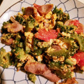 ちゃんと's cooksnap of when they made ゴーヤのソーセージとトマトの玉子炒め♪.