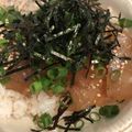 mosiland's cooksnap of when they made ☆絶品　鯛の漬け丼☆.