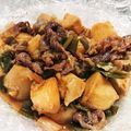 ねぞろ's cooksnap of when they made グルラボで簡単冷凍里芋と牛肉の煮物.
