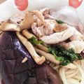 あたむ❤189's cooksnap of when they made 豚しゃぶ肉とナスのぶっかけそうめん.