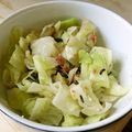 White_Bear's cooksnap of when they made キャベツの梅、塩昆布和え.