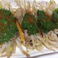 きよやよ's cooksnap of when they made もやしの豚と大葉巻き、ピリ辛ポン酢.