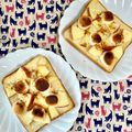 ふたごゆき's cooksnap of when they made ◎焼きりんご＋ましゅまろトースト◎.