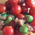 クックノンパパ's cooksnap of when they made オクラとミニトマトの梅入りサラダ.