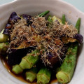 ★キリル★'s cooksnap of when they made 簡単☆オクラとお茄子の煮浸し.