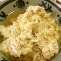 紫雲1102's cooksnap of when they made 魚屋さん直伝！「鱧の子の卵とじ」.
