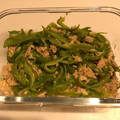 すのもも's cooksnap of when they made 簡単！作り置き可能！ピーマンとツナ和え.