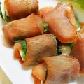 scanty's cooksnap of when they made クリチと大葉のスモークサーモン巻き.