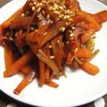 とっぽぎがおちゃん's cooksnap of when they made 人参のソースきんぴら.