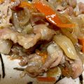 chama lynn's cooksnap of when they made 玉ねぎ大量消費☆豚の生姜焼き.