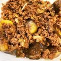 Shirosana's cooksnap of when they made 茄子入りそぼろ丼.