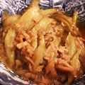 eritami's cooksnap of when they made リュウキュウ(ハスイモ)とツナの炒め煮.