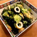 いちごちぉこ's cooksnap of when they made [時短]キュウリとワカメとしらすの酢の物.