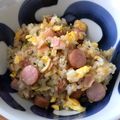 ♡MaMoM♡'s cooksnap of when they made 食欲そそる★梅チャーハン.