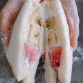 うえしゃま's cooksnap of when they made ヨーグルトでヘルシー☆フルーツサンド.