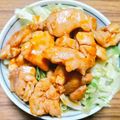 なすきぃ's cooksnap of when they made 1人ランチに♡スタミナうま辛鶏丼.