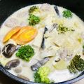 クックUUMSUY☆'s cooksnap of when they made 鮭のあったか豆乳鍋♪.