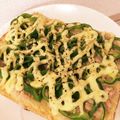 ユカtoマオマオ's cooksnap of when they made ツナとピーマンのマヨチーズトースト.