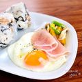 ねっちゃんっ's cooksnap of when they made 簡単♡目玉焼きに生ハム.