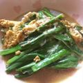 goma1966's cooksnap of when they made 超簡単♪ニラの卵とじ☆.