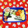 プーまま☆'s cooksnap of when they made お弁当用 カニかま入り玉子焼き.
