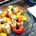 curry0114's cooksnap of when they made ❤きゅうりとパプリカの生ハムサラダ❤.