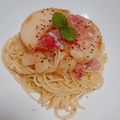 ゆうきぴぴっく's cooksnap of when they made 桃と生ハムの冷製パスタ.