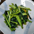 kirinda's cooksnap of when they made 速攻でもう1品！定番の青菜にんにく炒め.