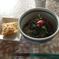momo＿co's cooksnap of when they made 暑い日さっぱり！梅と大葉の納豆冷製パスタ.