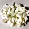 azbjbn's cooksnap of when they made ミネストローネ等に！新玉ねぎの切り方①.