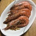 ☆こまっと☆'s cooksnap of when they made 海老屋のあっこねーの車海老酒蒸し.