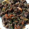 るっち0219's cooksnap of when they made お弁当におすすめ☆牛肉とピーマンの炒め物.