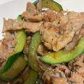ズッキーニ侍's cooksnap of when they made 豚こまとキュウリの和風炒め.