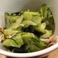 ほのぼのいっこ's cooksnap of when they made キュウリとワカメの酢の物.