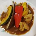 リップるん's cooksnap of when they made 焼き茄子とチキングリルの夏野菜カレー.