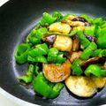 マダムカフェ♡'s cooksnap of when they made お弁当にも！なすとピーマンの甘辛炒め.