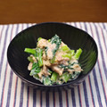 nao✳︎21's cooksnap of when they made 小松菜のツナマヨ和え.