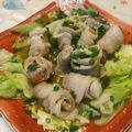 ぼんじりーの's cooksnap of when they made 豚肉の大葉巻き☆梅だれ☆.
